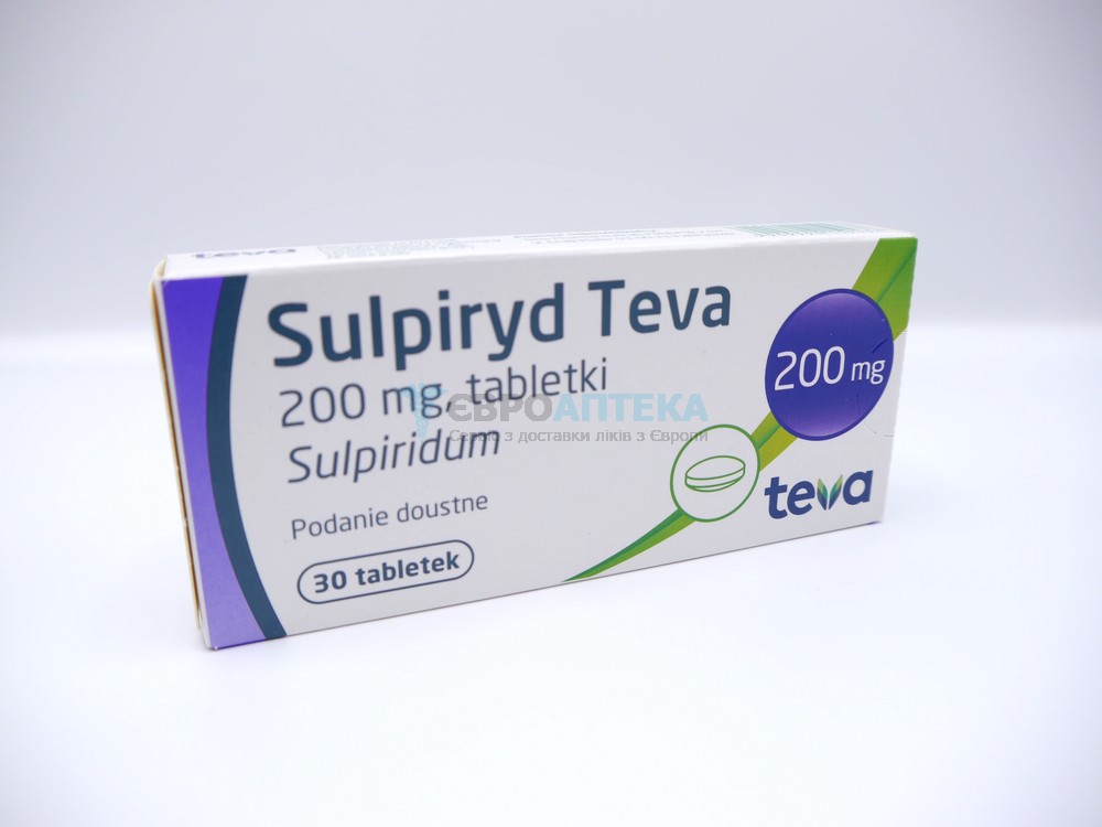 Сульпірид Тева/HASCO 200 мг, №30 - таблетки 5392