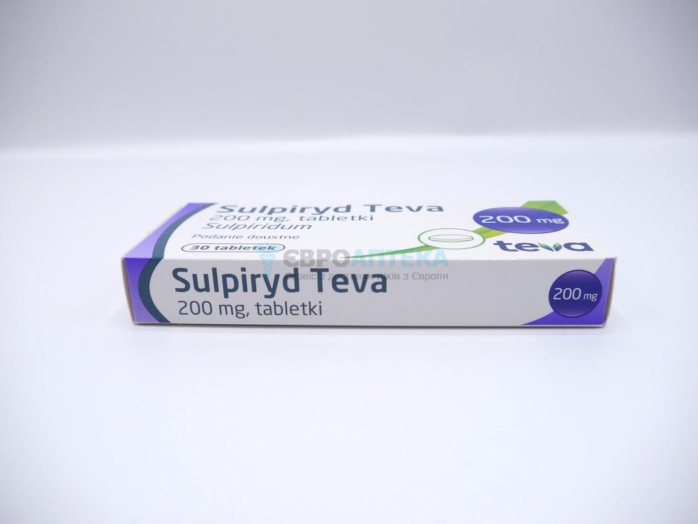 Сульпірид Тева/HASCO 200 мг, №30 - таблетки 5390