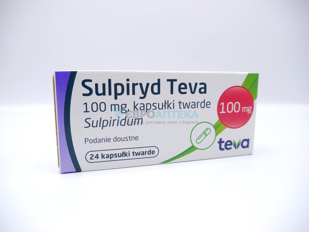 Сульпирид Тева/HASCO 100 мг, №24 - капсули 5404