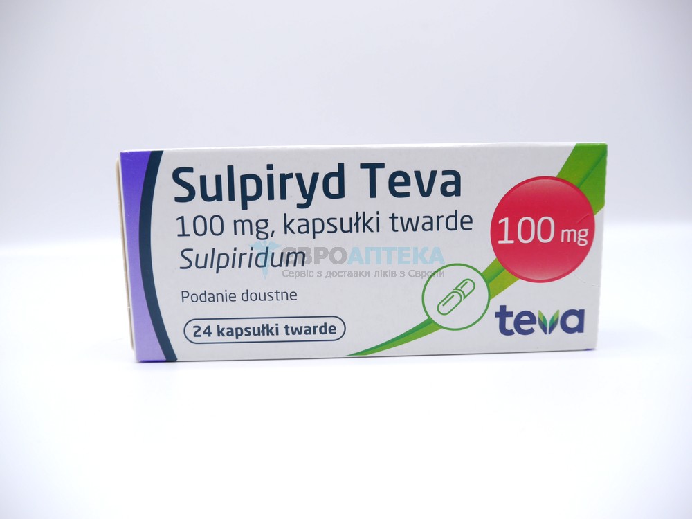 Сульпирид Тева/HASCO 100 мг, №24 - капсули