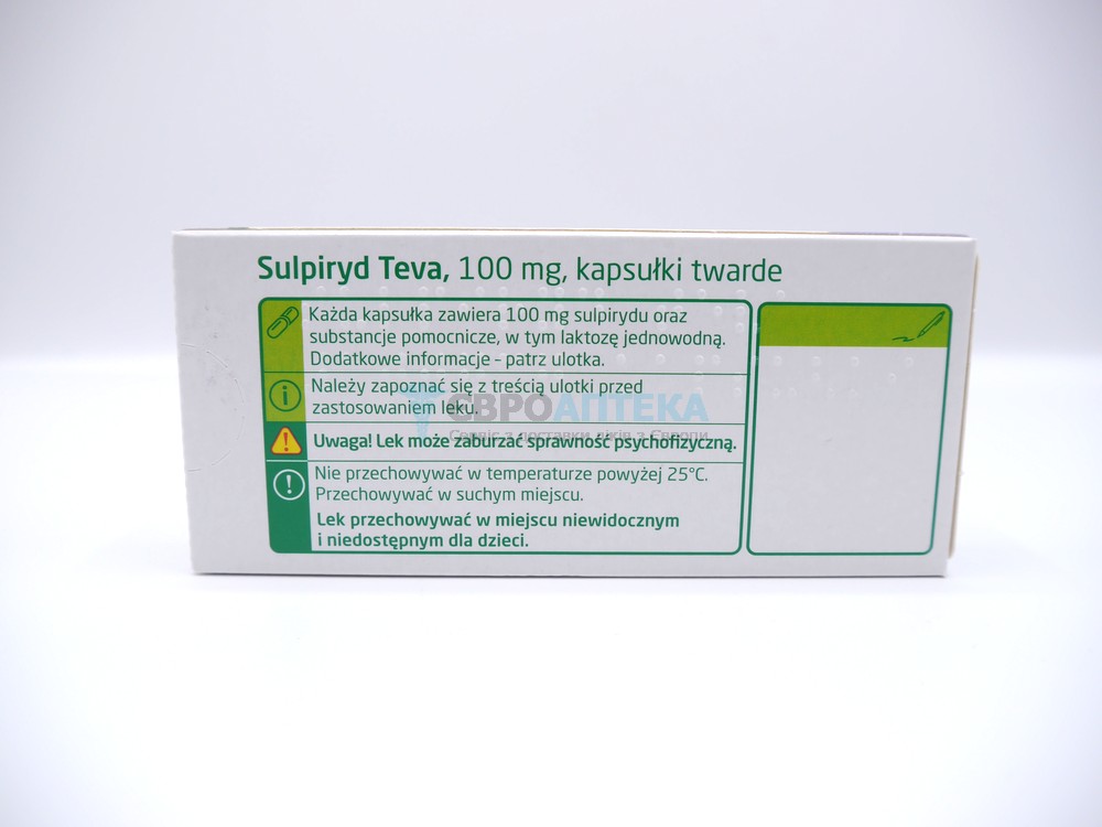 Сульпирид Тева/HASCO 100 мг, №24 - капсулы 5401