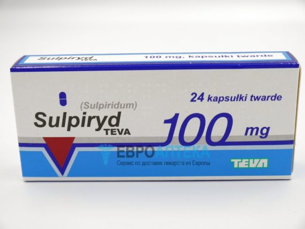 Сульпирид Тева 100 мг, №24 - таблетки. Фото 1