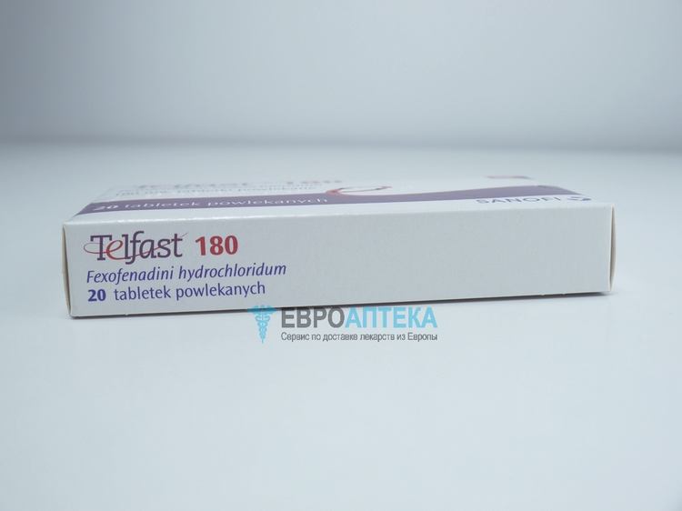 Купить Телфаст 180 мг, №20 - таблетки - ЕвроАптека - сервис по доставке .