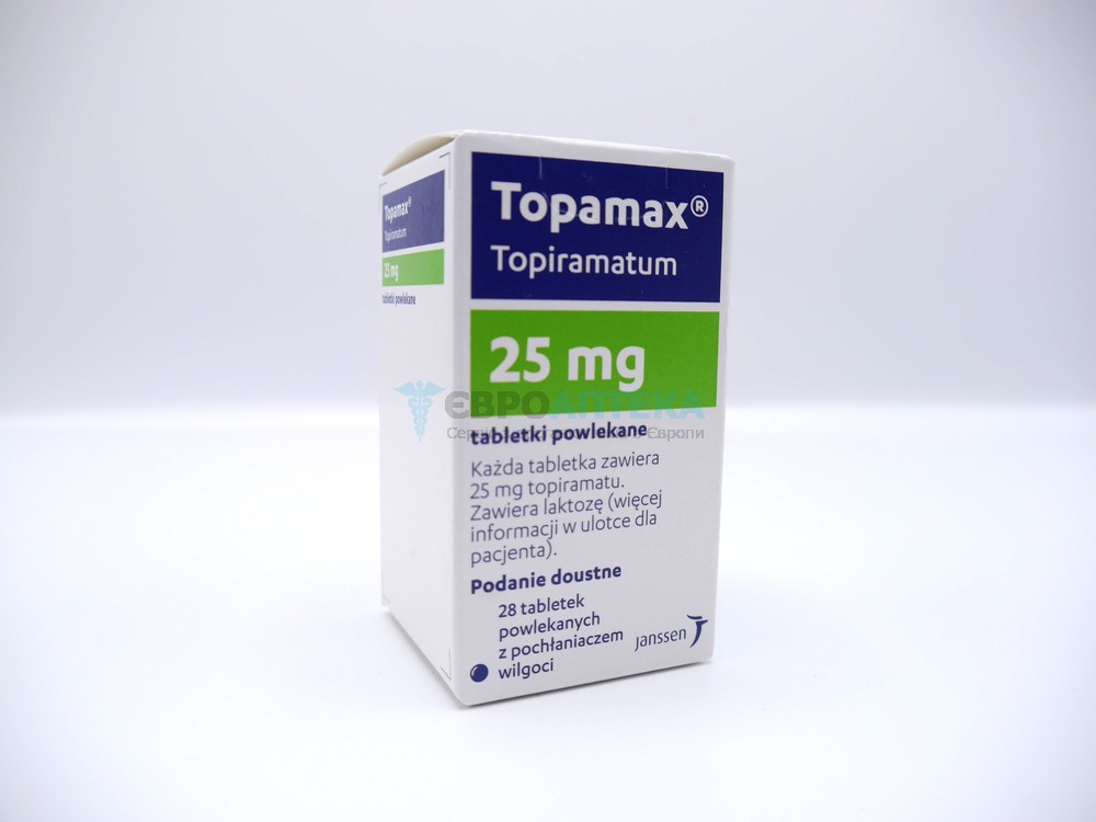 Топамакс 25 мг, №28 - таблетки 5409