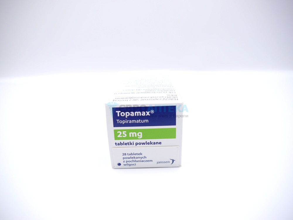 Топамакс 25 мг, №28 - таблетки 5408