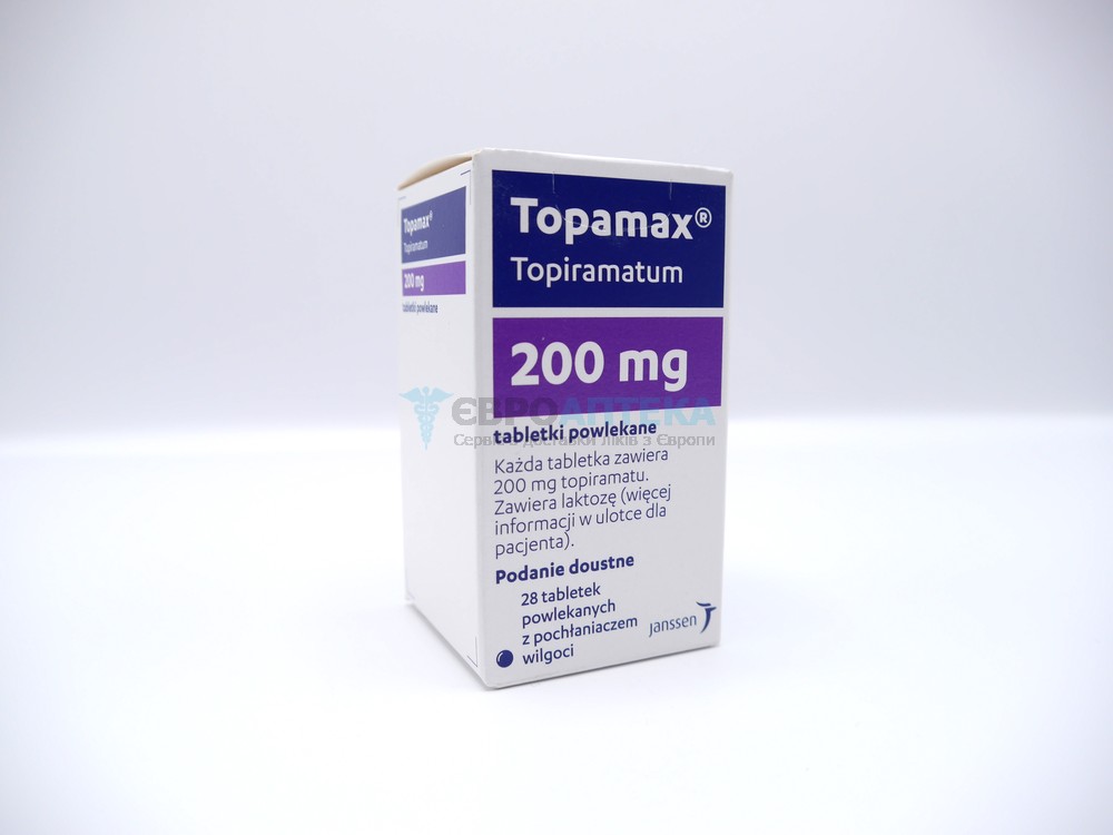 Топамакс 200 мг, №28 - таблетки 5414