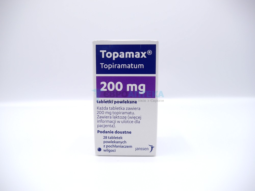 Топамакс 200 мг, №28 - таблетки