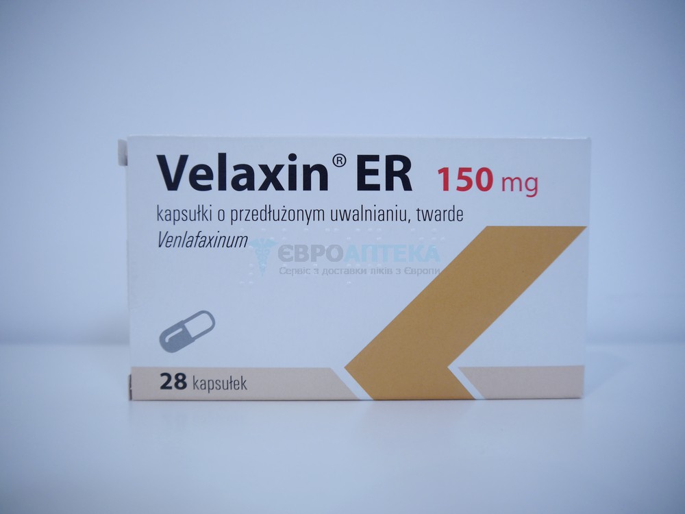 Велаксин ER - 150 мг, №28 - капсули