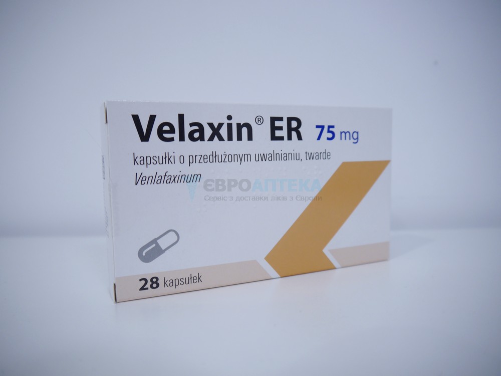 Велаксин ER - 75 мг, №28 - капсули 6374