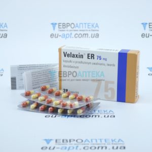 Велаксин ER - 75 мг, №28 - капсули