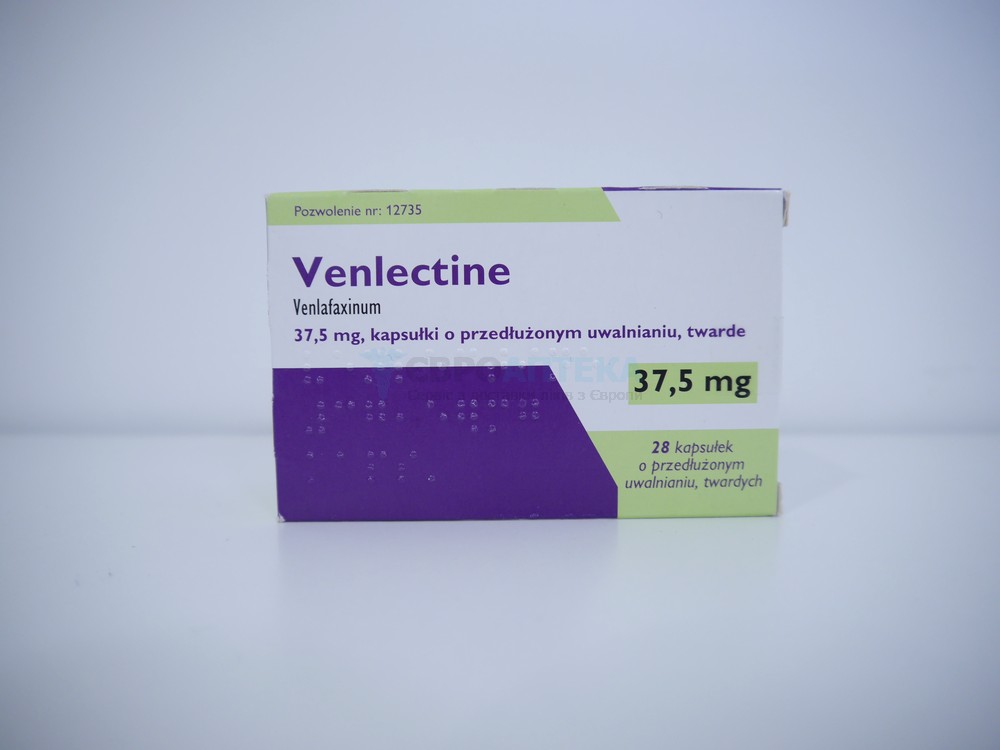 Венлектин (аналог Велаксин) - 37.5 мг, №28 - капсули 6500