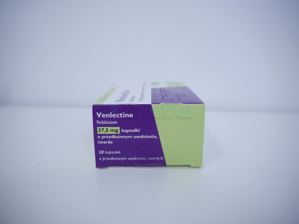 Венлектин (аналог Велаксин) - 37.5 мг, №28 - капсулы 6498
