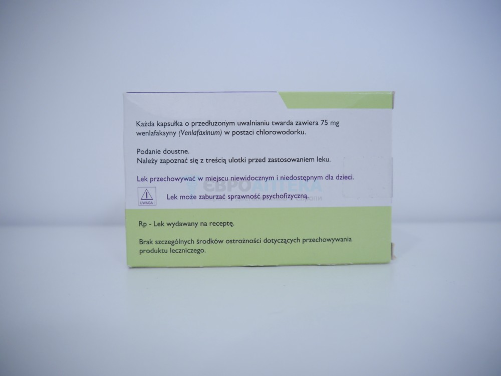 Венлектин (аналог Велаксин) - 75 мг, №28 - капсулы 6493